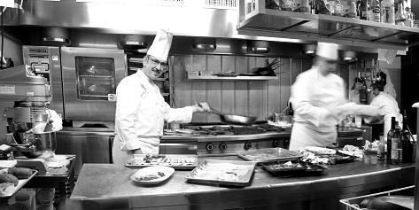 Chef Mauro in azione / in action