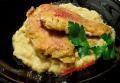 Triglie in tempura su crema di ceci - Magie ai fornelli