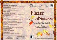 Piazza d'autunno a Cividale del Friuli