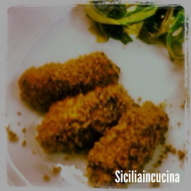 Sicilia in cucina, le ricette: Involtini di pescespada in crosta di pistacchi su salsa di zafferano